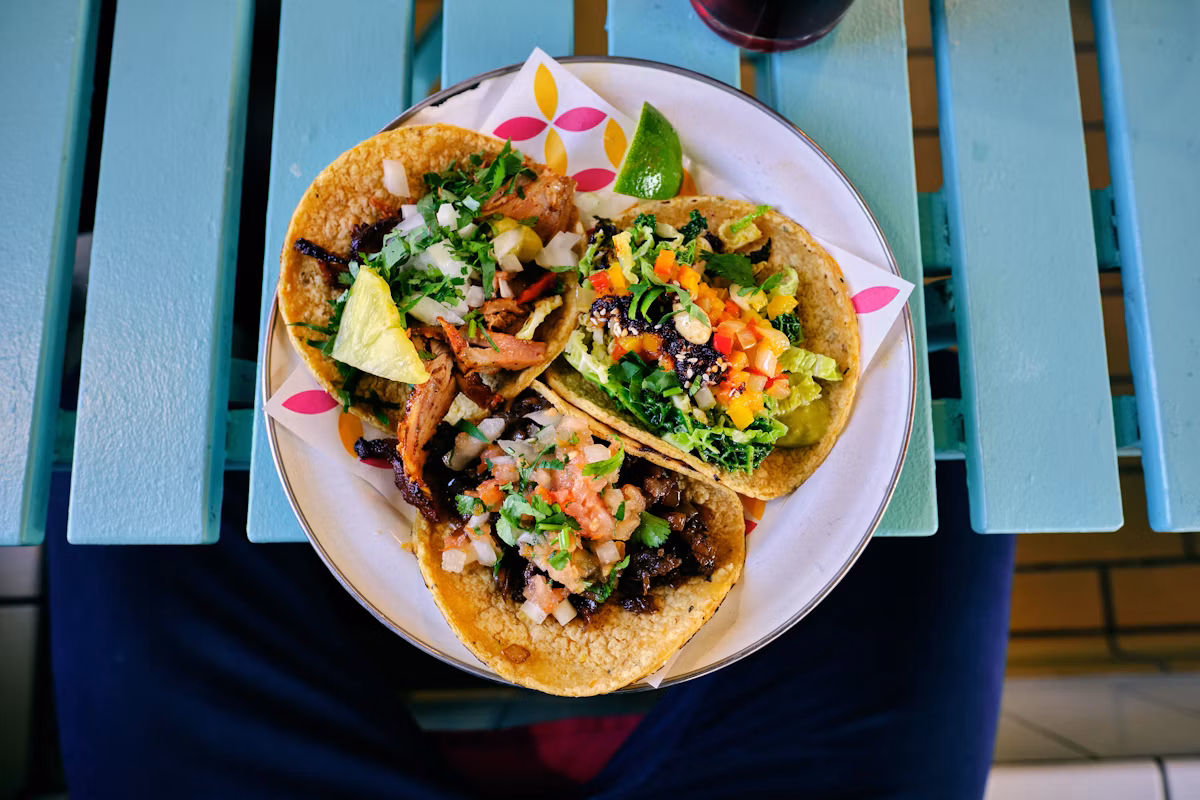Mesa Roja Cantina — colorful dining room