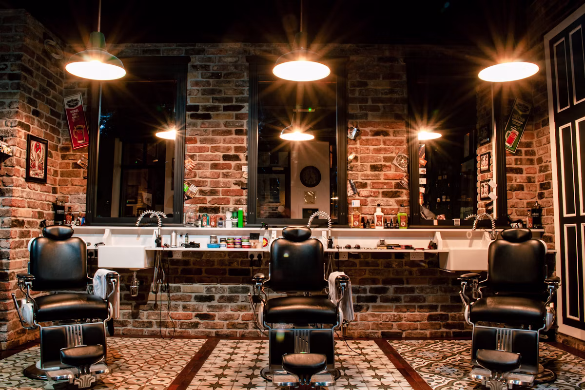Capital City Barber Co. — barber chairs