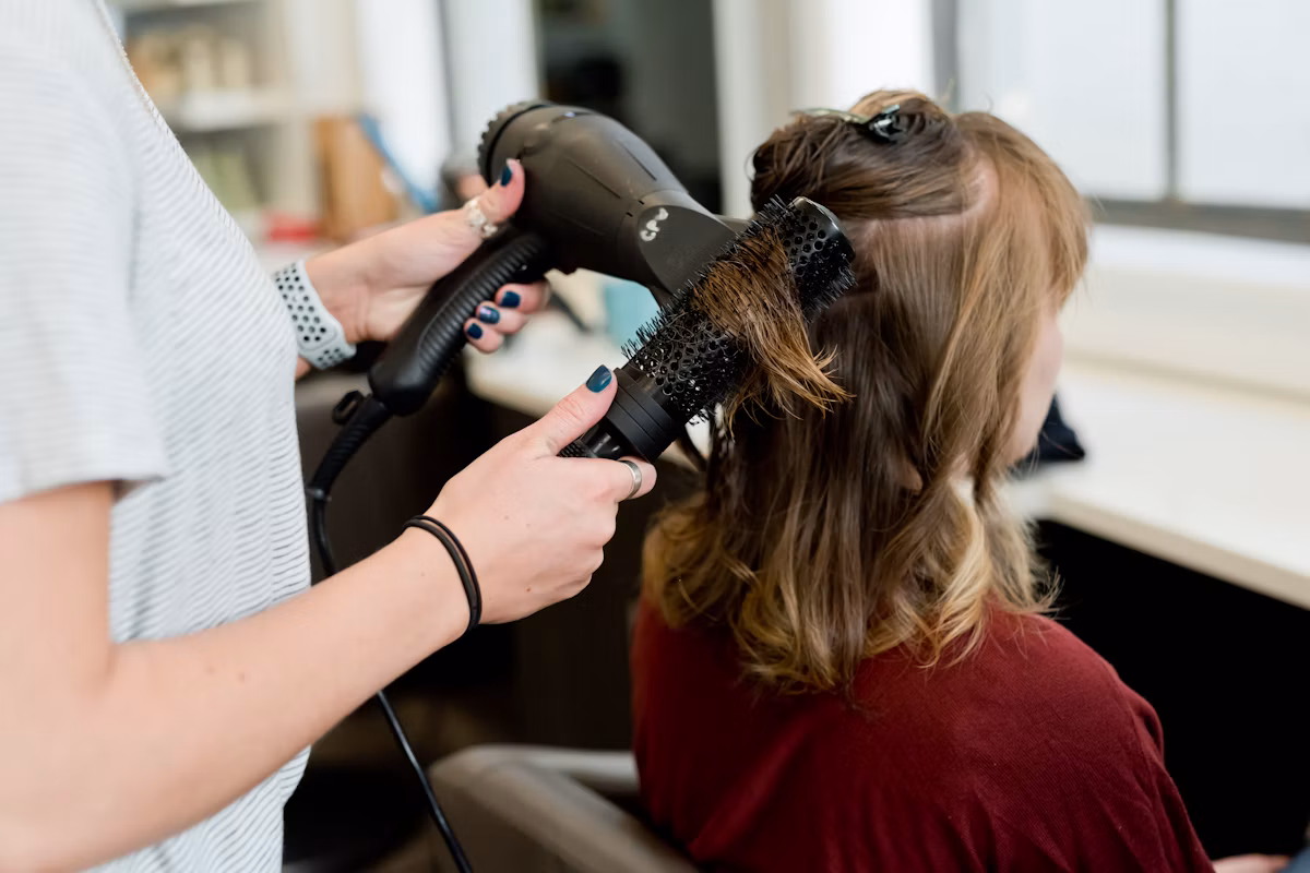 River City Hair Studio — mirror wall